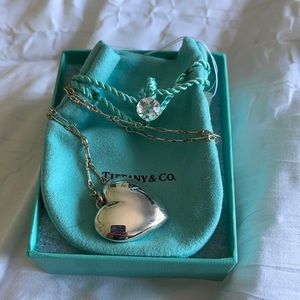 Tiffany & Co Puffed Heart Pendant Silver